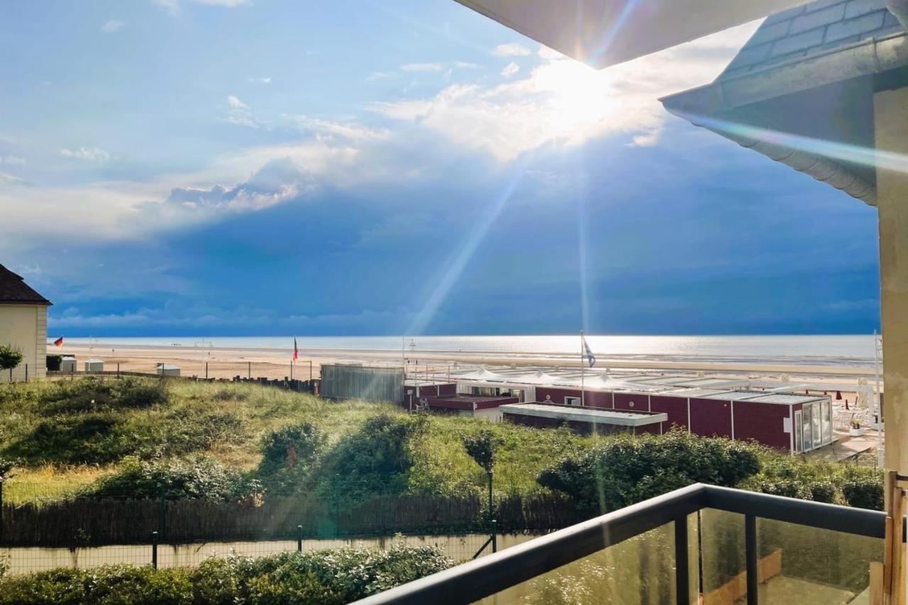The Ammonite Sea View With Large Balcony Apartment Benerville-sur-Mer Luaran gambar