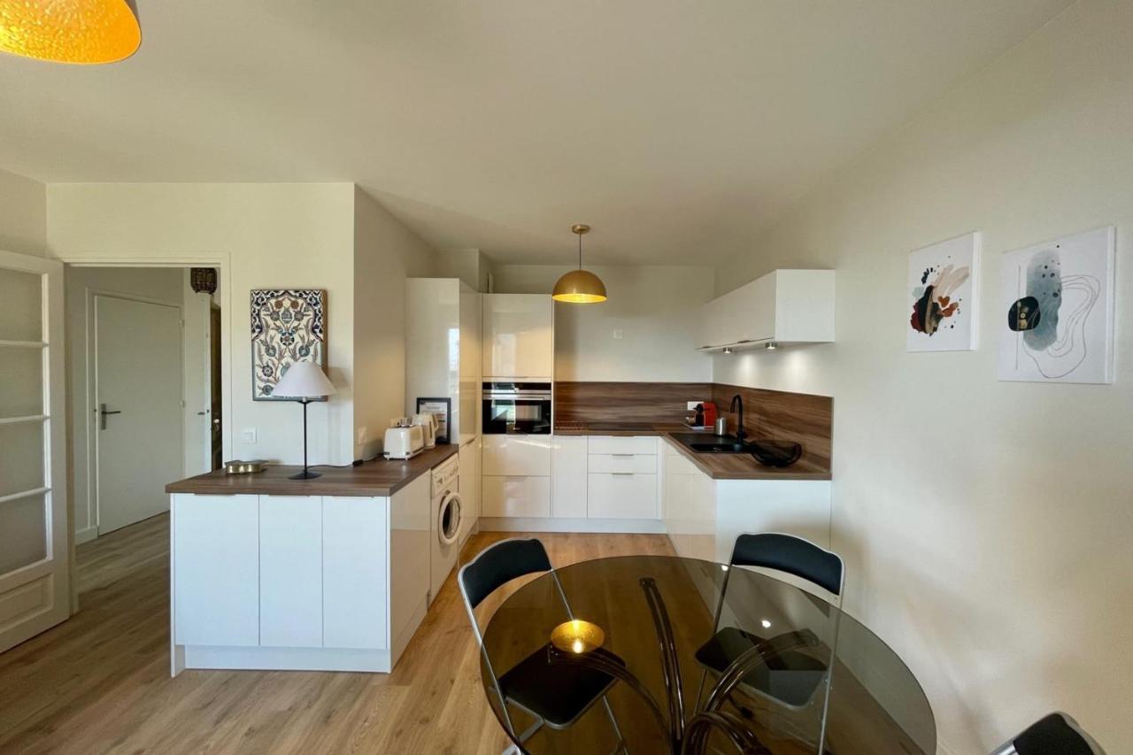The Ammonite Sea View With Large Balcony Apartment Benerville-sur-Mer Luaran gambar